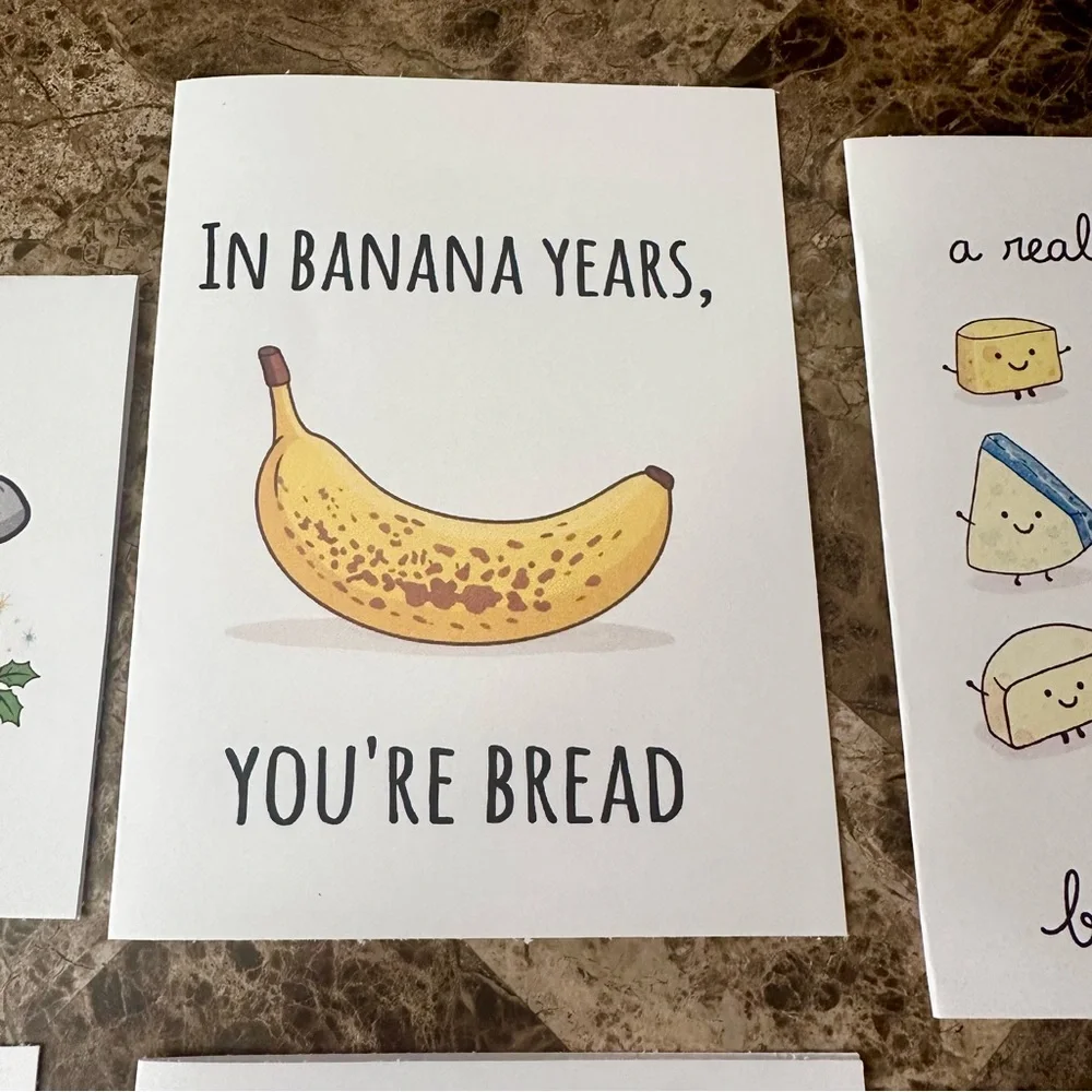 Handmade Greeting Cards Set Of 7 NEW